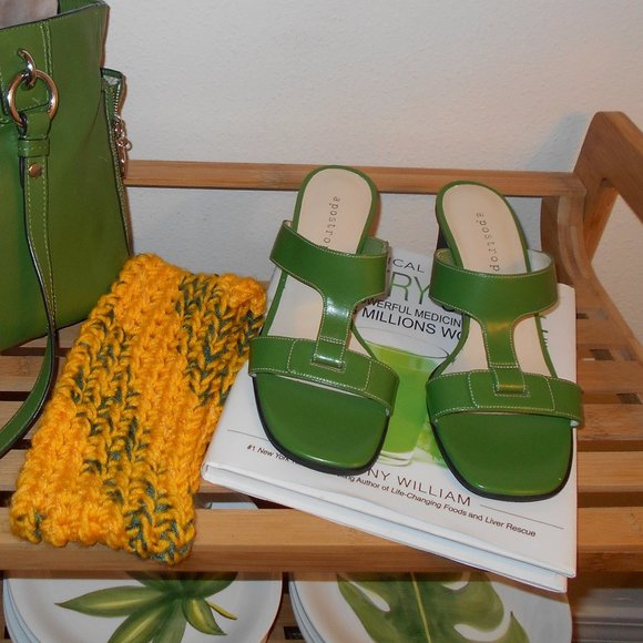 Headband Yellow and Green - Picture 9 of 9